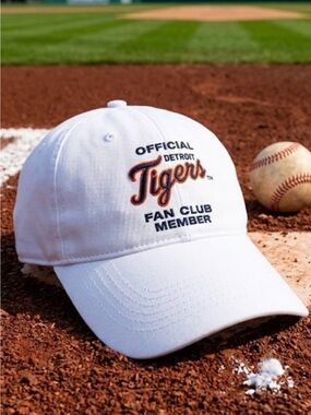 Official Detroit Tigers Fan Club Member Miller Lite Adjustable Baseball Hat